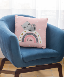 Personalised cat cushion chair