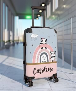 Personalised-panda-suitcase-front