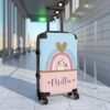 Personalised unicorn suitcase