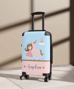 Princess suitcase pink