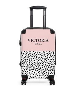 Personalised Polkadot Cabin Suitcase