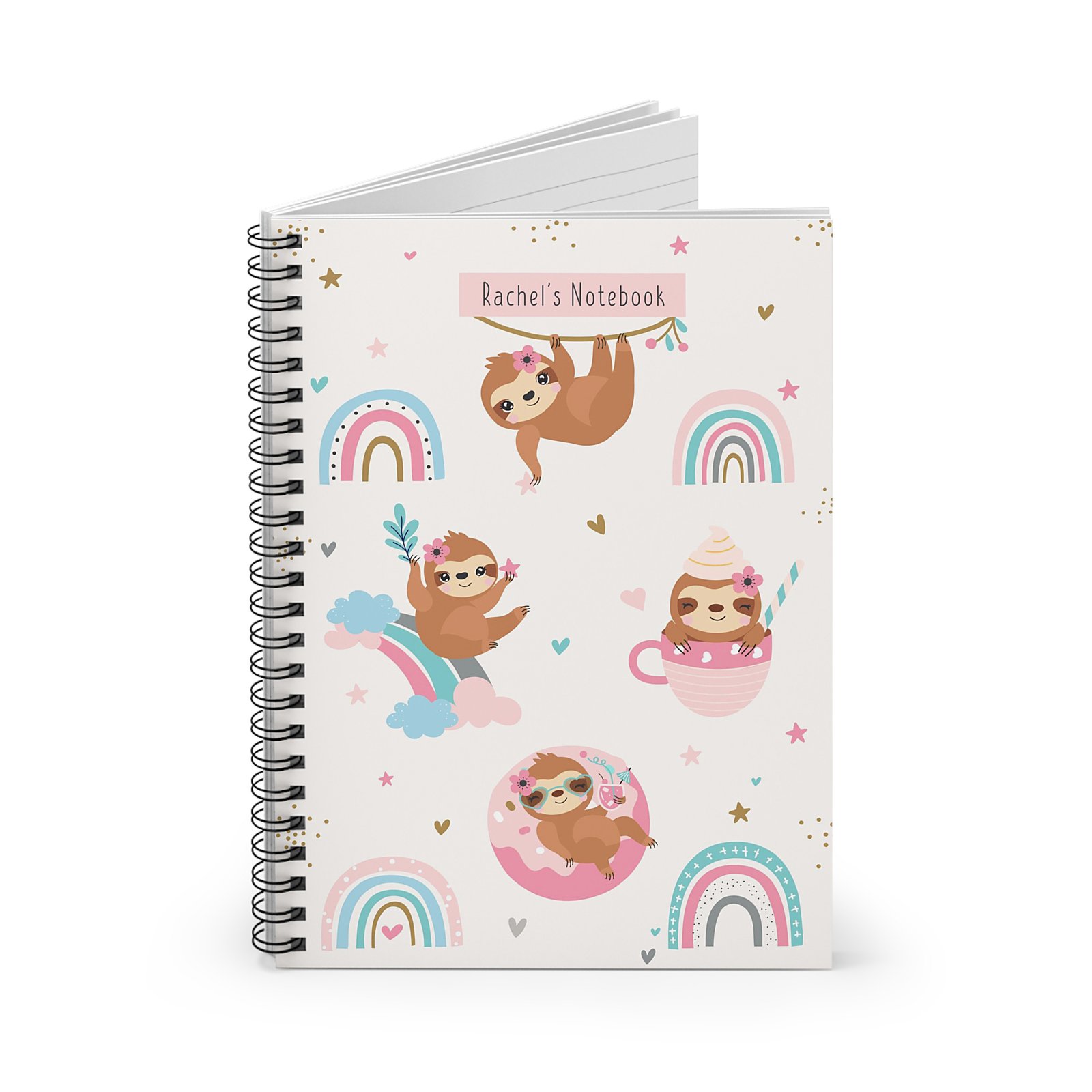 cute sloth notebook