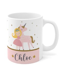 Princess and unicorn mug