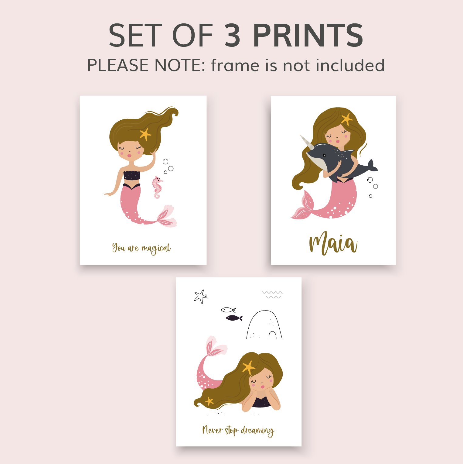 Mermaid prints