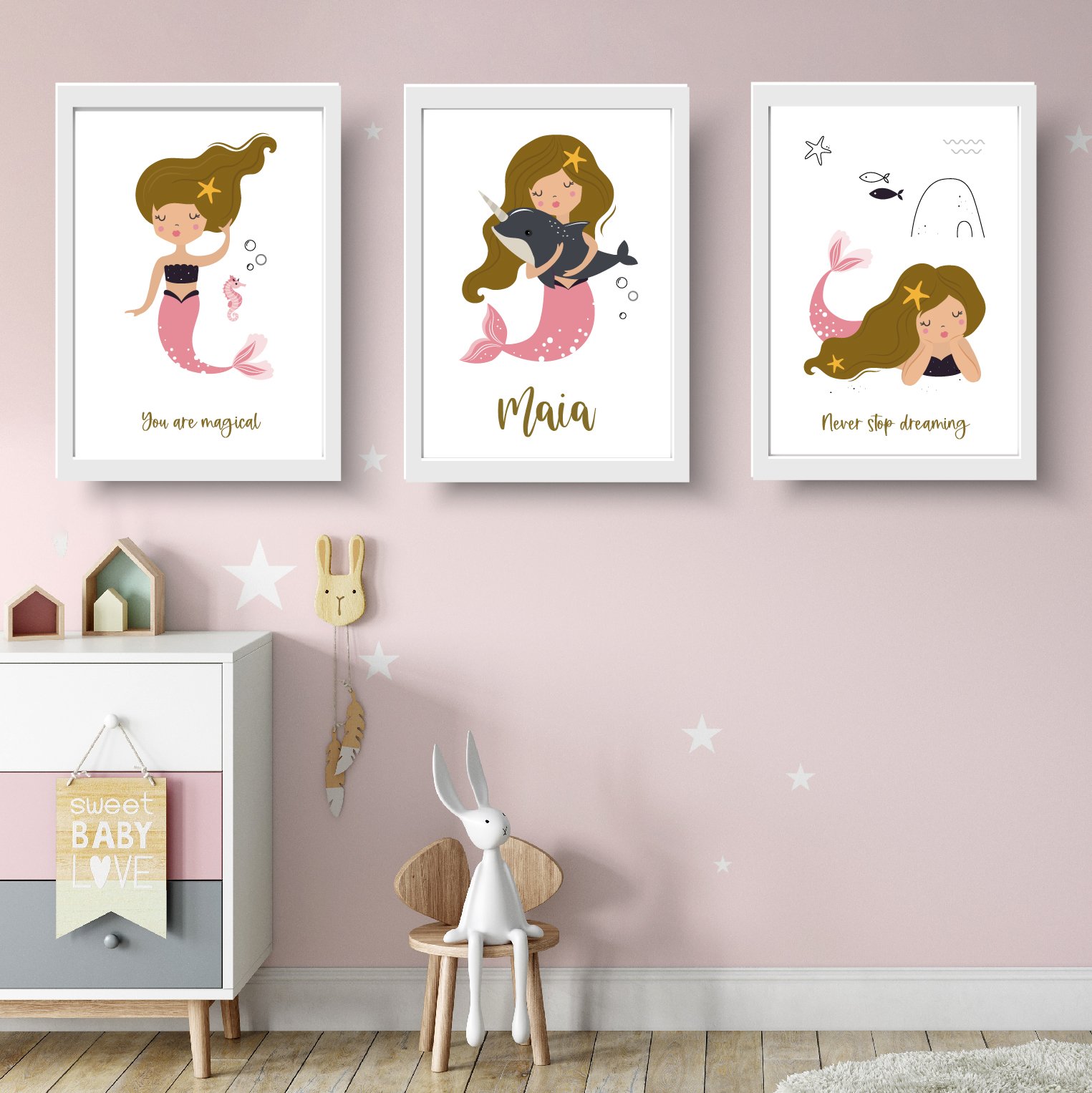 Mermaid prints