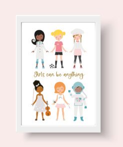 Girls can do anything prints