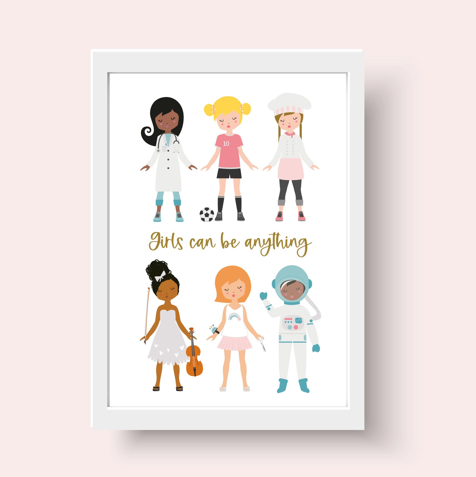 Girls can do anything prints