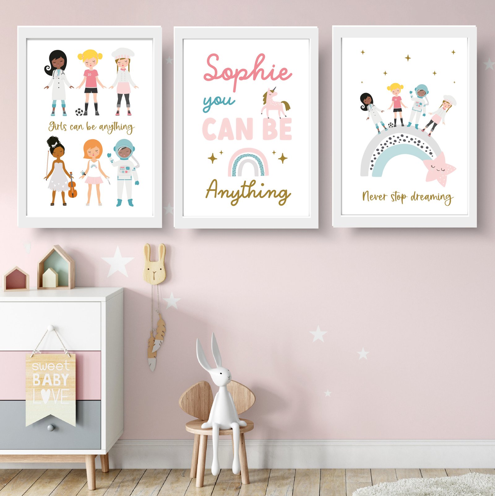 girl power art prints
