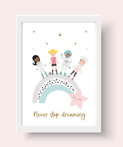 prints for girls bedroom