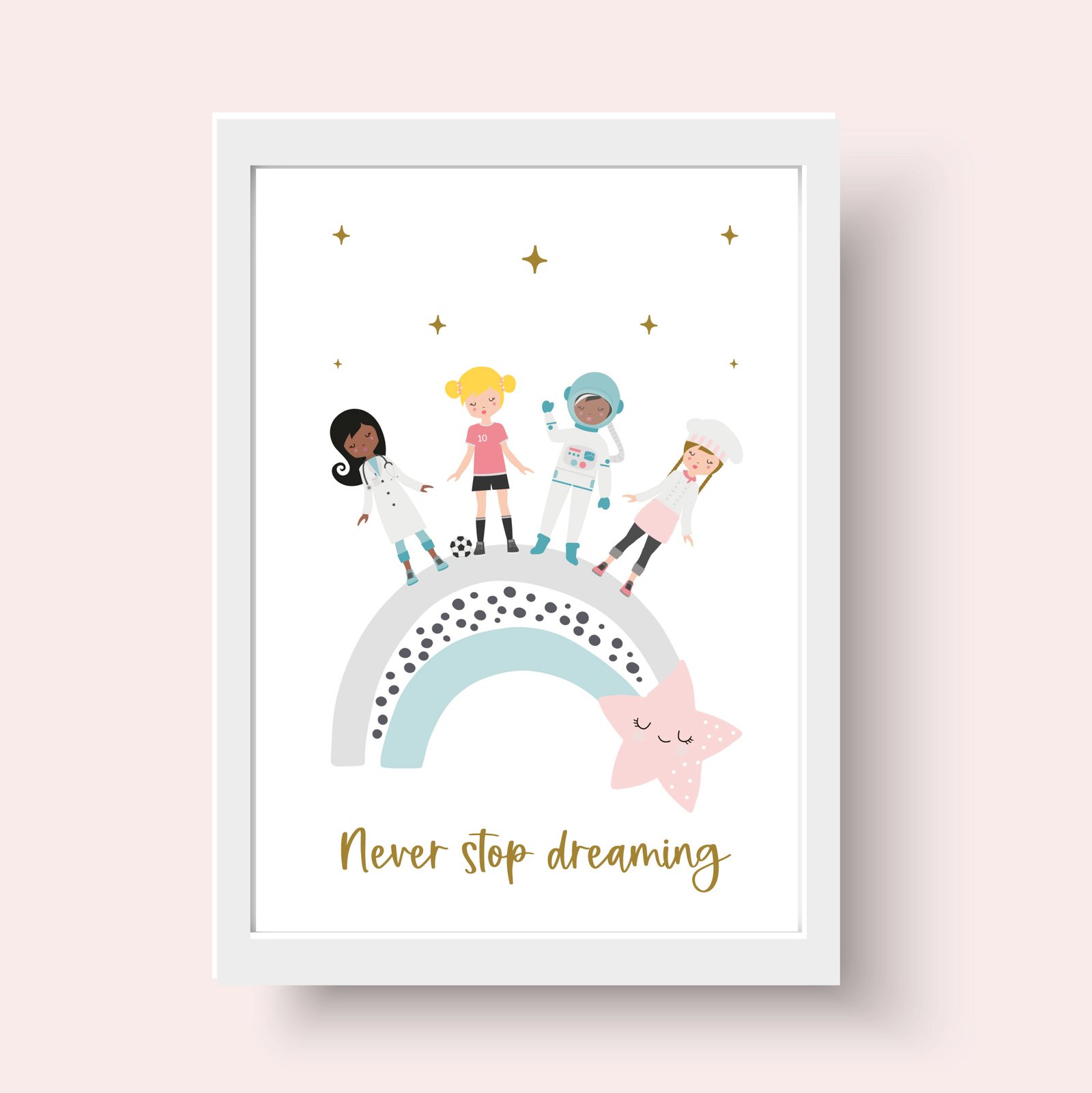 prints for girls bedroom