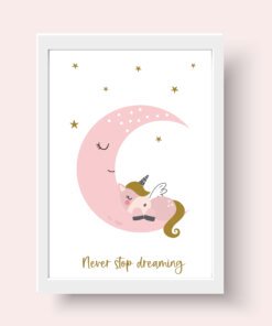 unicorn sleep print