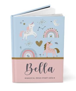 cute unicorn journal