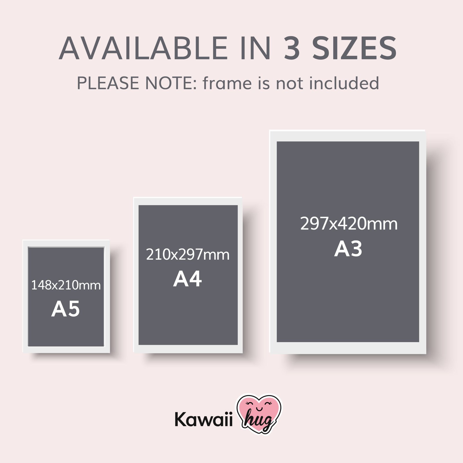 3 art print sizes