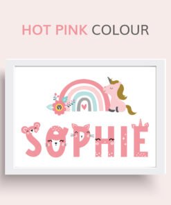 Cute Name print girls PINK