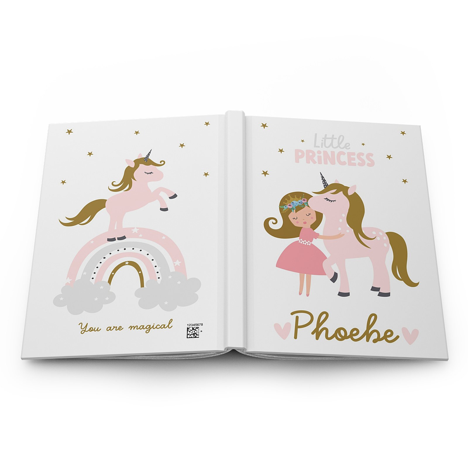 unicorn hardcover journal