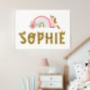 Cute unicorn Name print