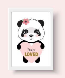 Cute Panda art prints