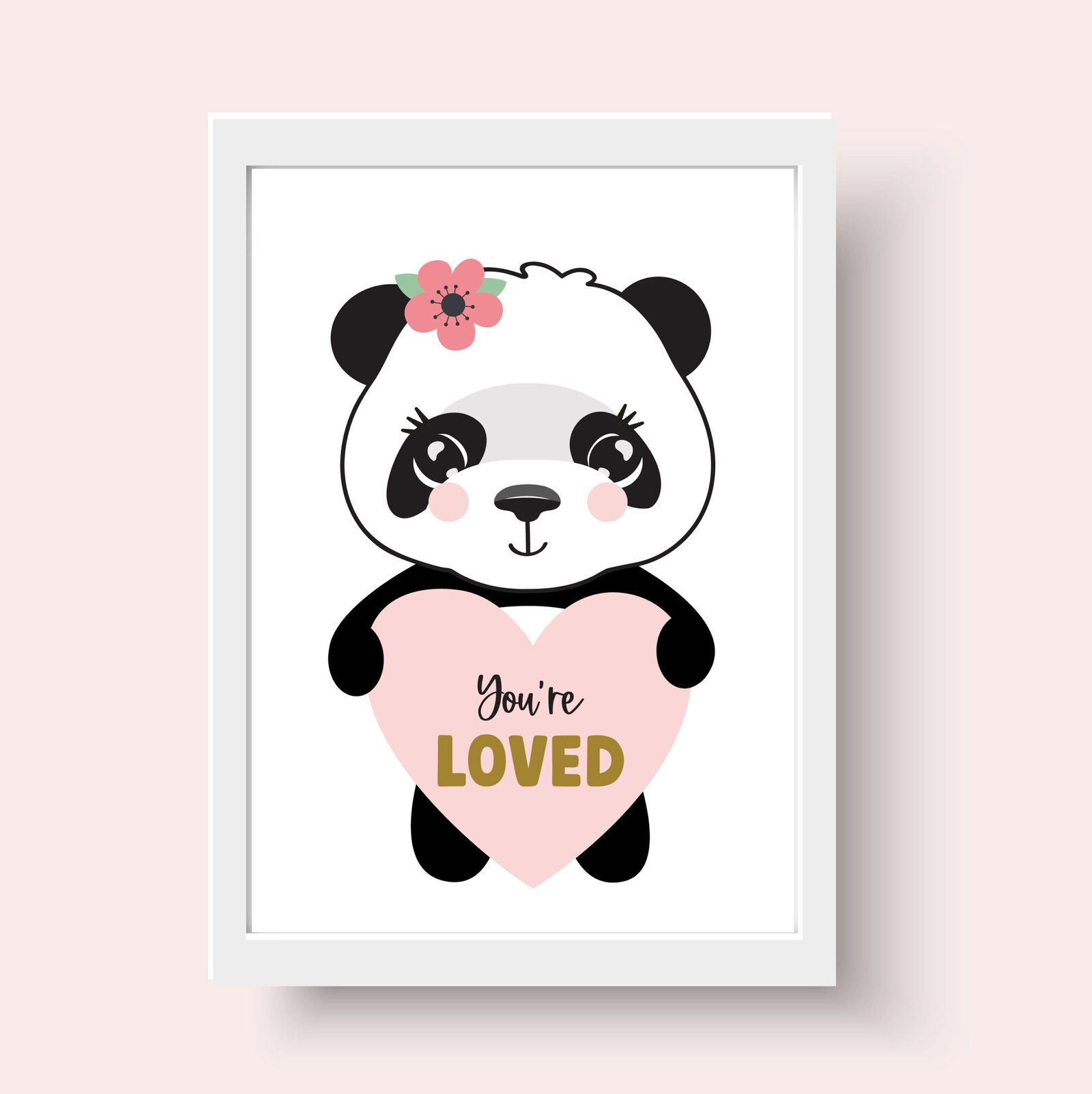 Cute Panda art prints