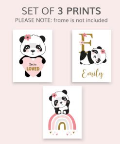 Cute Panda art prints