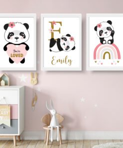 Cute Panda art prints