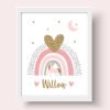 monogram unicorn print